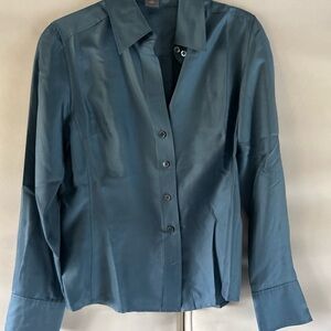 Blue Button-Up Shirt